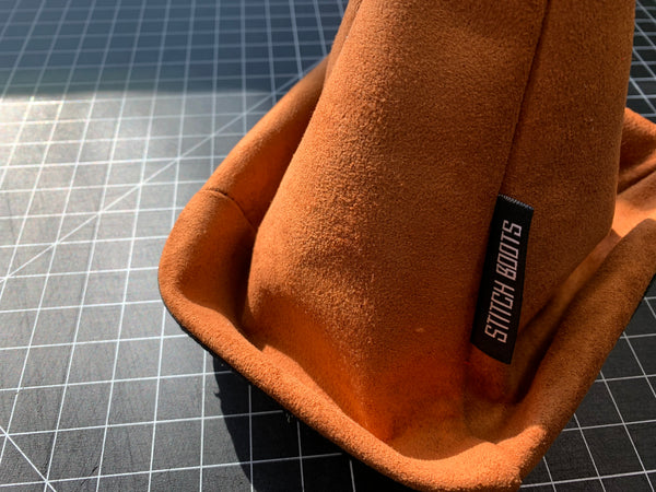 【WOOHWA】SUEDE STITCH BOOTS CUT PT Whiskey Suede Shift Boot – Stitch Boots
