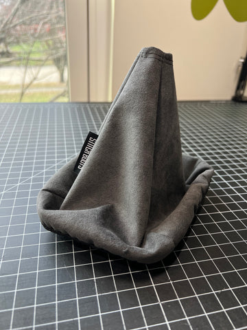 Premium Charcoal Alcantara Suede Shift Boot