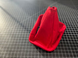 Premium Red Alcantara Suede Shift Boot