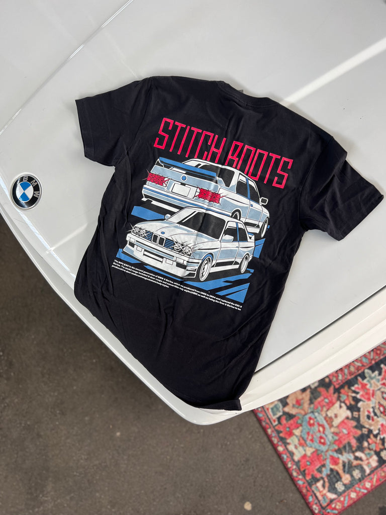 E30 M3 T-Shirt – Stitch Boots - Main Image