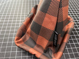 Brown Plaid Shift Boot