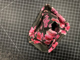 Cherry Blossom on Black Canvas Shift Boot