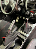 Premium Alcantara Suede with Red Stitching Shift Boot