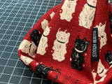 Red Lucky Cat Shift Boot
